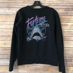 Cotton On fortune telling shark graphic sweatshirt